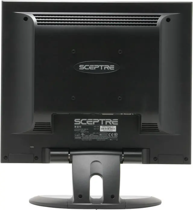 Alt view image 7 of 11 - SCEPTRE X9g-Naga IV Black 19" 8ms LCD Monitor 300 cd/m2 800:1, US Warranty