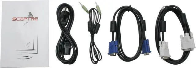 Alt view image 9 of 11 - SCEPTRE X9g-Naga IV Black 19" 8ms LCD Monitor 300 cd/m2 800:1, US Warranty