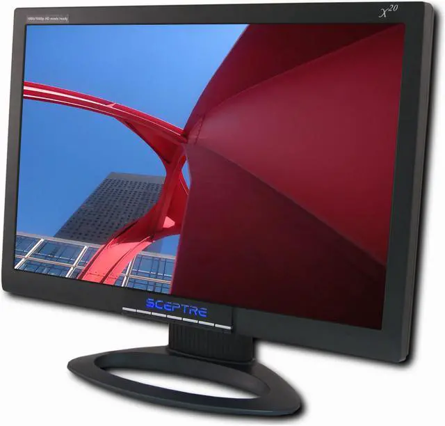 Alt view image 2 of 10 - SCEPTRE X20G-Naga III Black 20.1" 8ms(GTG) Widescreen HD Ready LCD Monitor 300 cd/m2 800:1, US Warranty