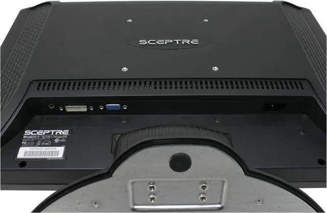 Alt view image 8 of 10 - SCEPTRE X20G-Naga III Black 20.1" 8ms(GTG) Widescreen HD Ready LCD Monitor 300 cd/m2 800:1, US Warranty