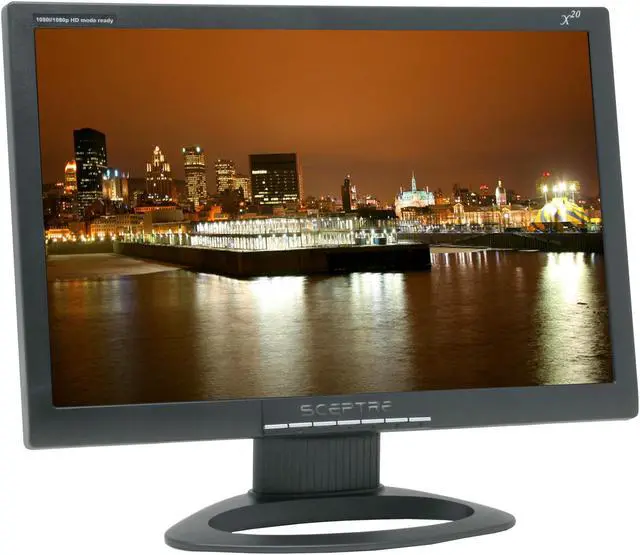 Main image of SCEPTRE X20G-Naga III Black 20.1" 8ms(GTG) Widescreen HD Ready LCD Monitor 300 cd/m2 800:1, US Warranty