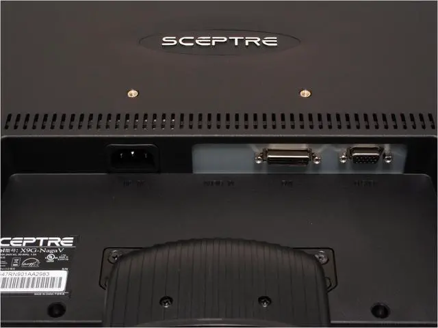 Alt view image 6 of 8 - SCEPTRE X9g-Naga V Black 19" 8ms LCD Monitor 300 cd/m2 800:1, US Warranty