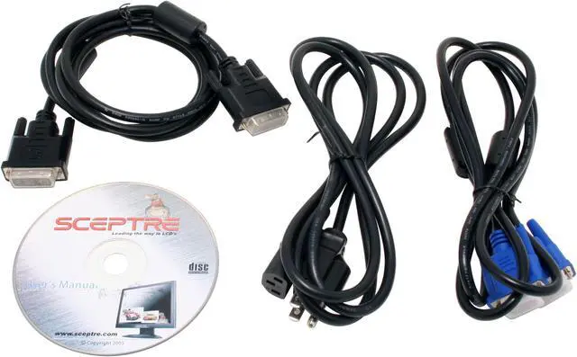 Alt view image 7 of 8 - SCEPTRE X9g-Naga V Black 19" 8ms LCD Monitor 300 cd/m2 800:1, US Warranty