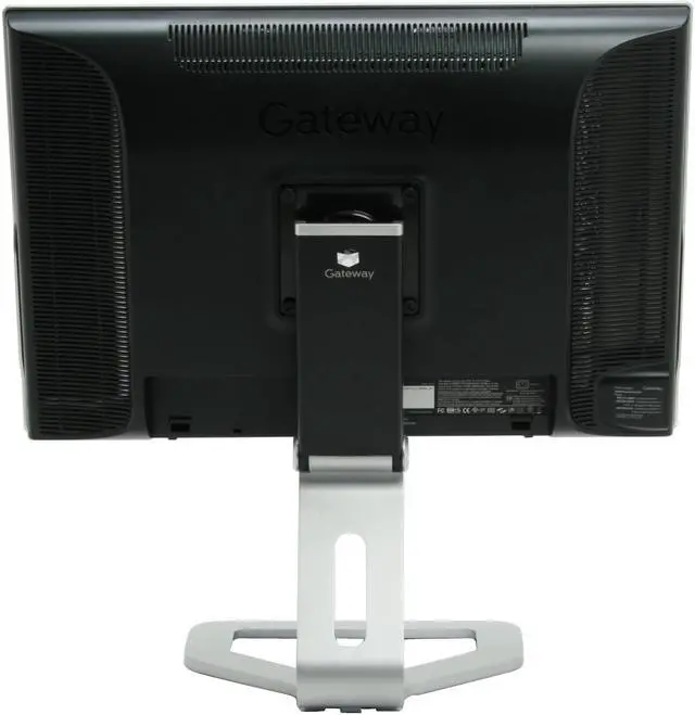 Alt view image 5 of 14 - Gateway FHD2400 Black-Silver 24" 3ms HDMI Widescreen LCD Monitor w/ 4-port USB Hub and Height & Pivot Adjustments 400 cd/m2 1000:1