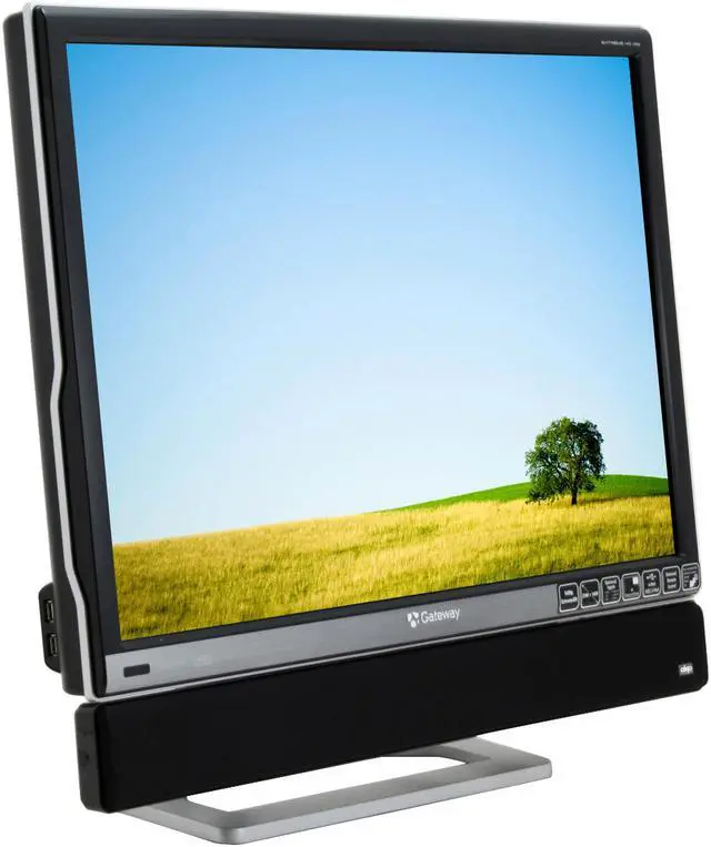 Alt view image 3 of 18 - Gateway XHD3000 Black 30" 6ms(GTG) HDMI Widescreen HDMI LCD Monitor w/ 6-port USB Hub and Swivel Adjustment 400 cd/m2 1000:1 Built in Speakers