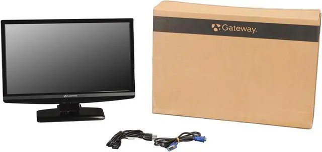 Alt view image 8 of 8 - Gateway 21.5" 60 Hz TN LCD Monitor 5 ms D-Sub, DVI FHX2201QV bmd