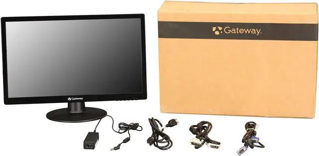 Alt view image 7 of 7 - Gateway 21.5" 60 Hz LCD Monitor 5 ms D-Sub, DVI FHX2153L