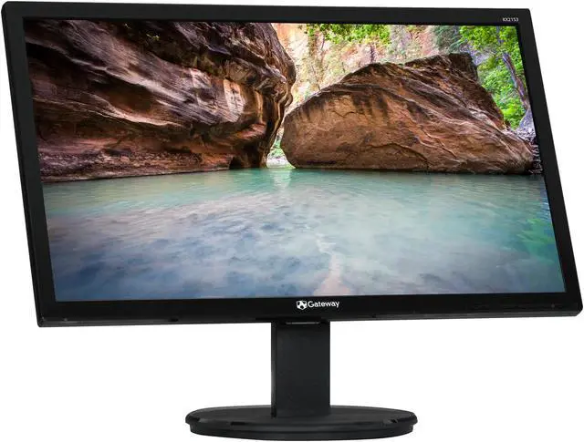 Alt view image 3 of 8 - Gateway KX2153 Abd Black 21.5" 8ms Widescreen LED Backlight Monitor 250 cd/m2 3000:1 (Native)