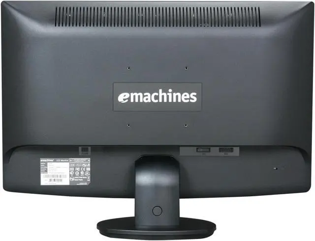 Alt view image 5 of 8 - eMachines 23" LCD Monitor 5 ms D-Sub, DVI E233Hbd