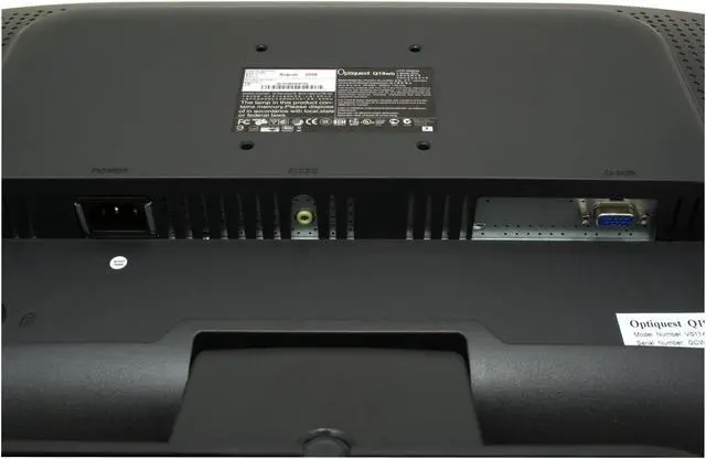 Alt view image 7 of 11 - ViewSonic 19" Active Matrix, TFT LCD WXGA+ LCD Monitor 5 ms D-Sub Optiquest Series Q19wb
