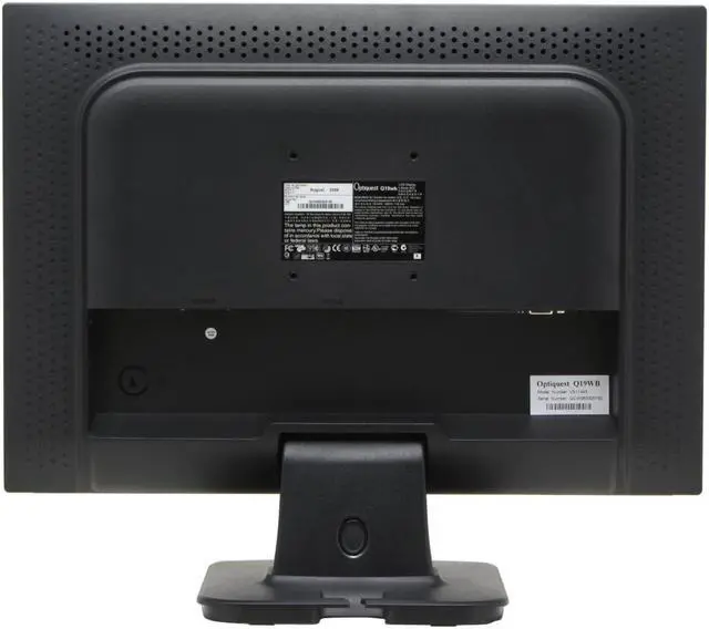 Alt view image 8 of 11 - ViewSonic 19" Active Matrix, TFT LCD WXGA+ LCD Monitor 5 ms D-Sub Optiquest Series Q19wb