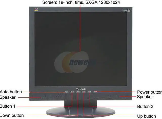 Alt view image 4 of 11 - ViewSonic 19" Active Matrix, TFT LCD SXGA LCD Monitor 8 ms D-Sub, DVI-D Value Series VA912B-3