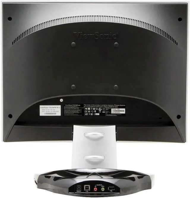Alt view image 10 of 15 - ViewSonic X Series VX1945wm Black-Silver 19" 5ms DVI Widescreen LCD Monitor 300 cd/m2 700:1 Built in Speakers