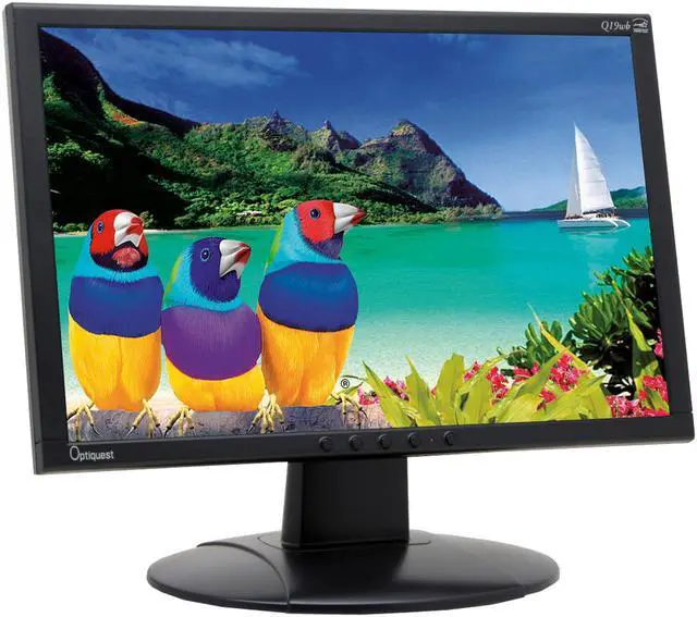 Alt view image 3 of 10 - ViewSonic 19" WXGA+ LCD Monitor 5 ms D-Sub Optiquest Series Q19WB-2