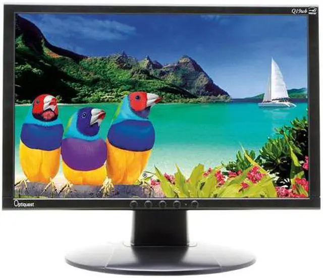 Alt view image 2 of 10 - ViewSonic 19" WXGA+ LCD Monitor 5 ms D-Sub Optiquest Series Q19WB-2