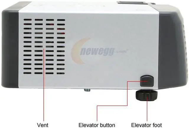 Alt view image 4 of 11 - ViewSonic PJ506D 800 x 600 2000 ANSI lumens DLP SVGA, 5.9 lbs Projector 2000:1