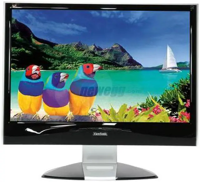 Alt view image 2 of 13 - ViewSonic VX2435WM Piano Black 24" 8ms Widescreen FULL HD 1080p HDMI (w/HDCP) LCD Monitor 500 cd/m2 1000:1 Built in Speakers