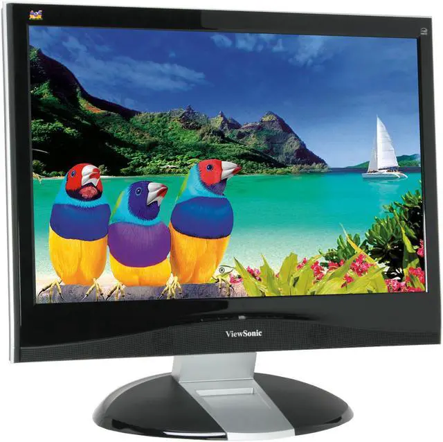 Alt view image 3 of 11 - ViewSonic VX2835WM 27.5" Piano Black 3ms(GTG) Widescreen FULL HD 1080p HDMI LCD Monitor 500 cd/m2 800:1 Built in Stereo Speakers