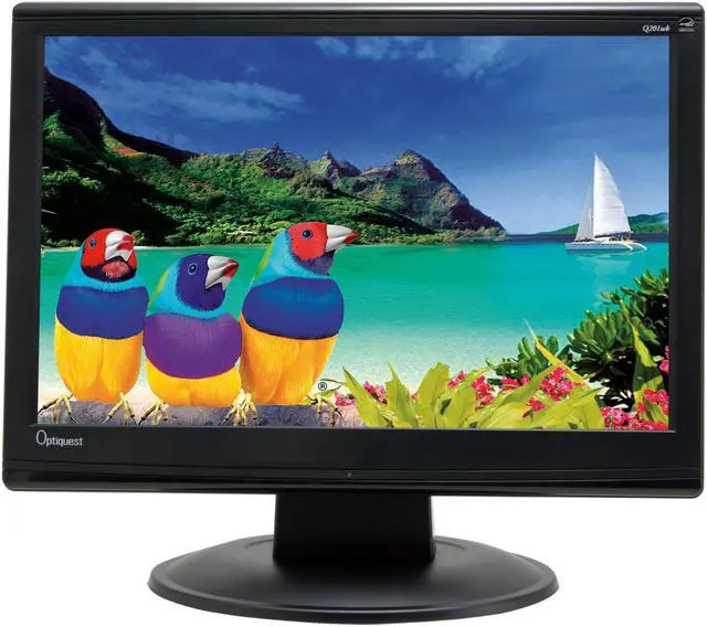 Alt view image 2 of 13 - ViewSonic 20" Active Matrix, TFT LCD WSXGA+ LCD Monitor 5 ms D-Sub Optiquest Series Q201wb