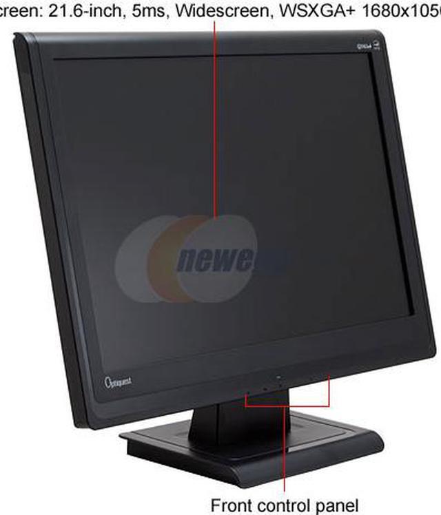 Alt view image 3 of 12 - ViewSonic 21.6" Active Matrix, TFT LCD WSXGA+ LCD Monitor 5 ms D-Sub Optiquest Series Q2162wb