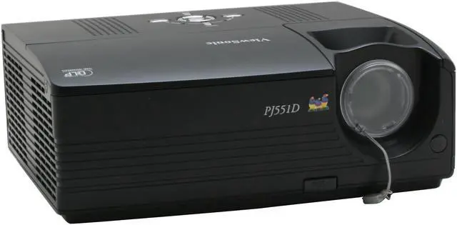 Alt view image 3 of 15 - ViewSonic PJ551D 1024 x 768 2300 ANSI Lumens DLP Projector 2000:1