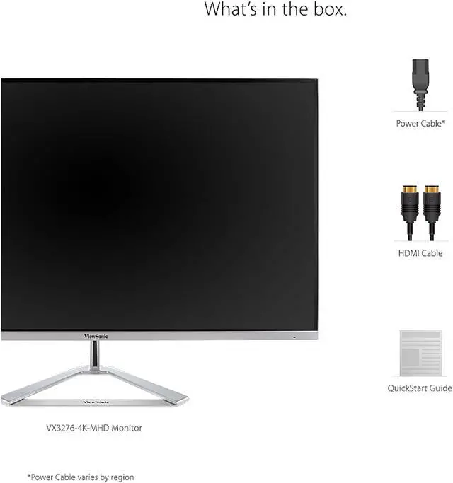 Alt view image 9 of 17 - ViewSonic 31.5" (Viewable) 60 Hz VA UHD Monitor 8 ms Flat Panel VX3276-4K-MHD