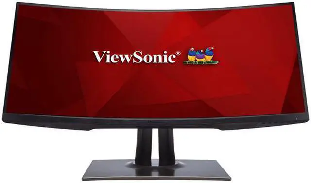 Alt view image 4 of 7 - ViewSonic VP3481 34" WQHD 3440 x 1440 100Hz DisplayPort 2xHDMI USB 3.1 Type-C USB 3.1 Hub HDR10 14-bit 3D LUT and Color Calibration for Video and Graphics Anti-Glare Backlit LED Curved Monitor