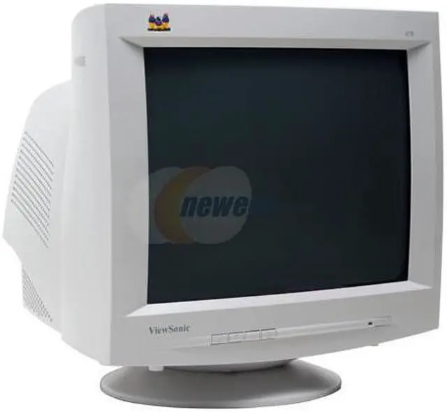 Alt view image 2 of 10 - ViewSonic E70 Beige 17" CRT Monitor 0.23mm horizontal, 0.27mm diagonal Dot Pitch D-Sub