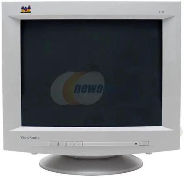 Alt view image 4 of 10 - ViewSonic E70 Beige 17" CRT Monitor 0.23mm horizontal, 0.27mm diagonal Dot Pitch D-Sub