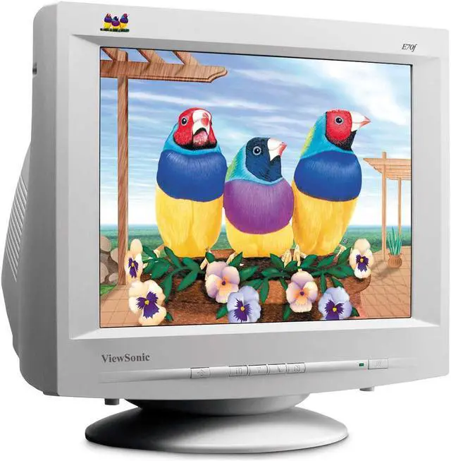Main image of ViewSonic E70f Beige 17" CRT Monitor 0.21 horizontal dot pitch, 0.25 diagonal Dot Pitch D-Sub