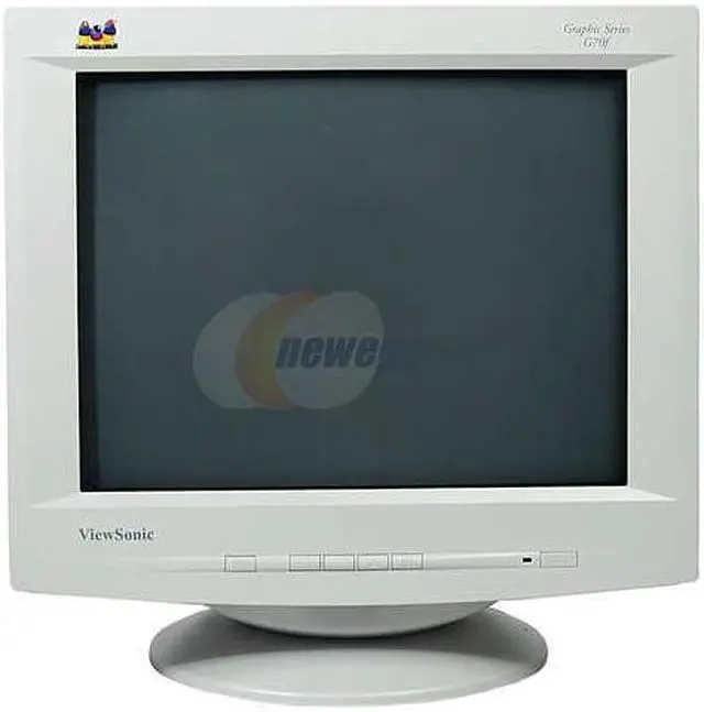 Alt view image 2 of 5 - ViewSonic G70f Beige 17" CRT Monitor 0.21mm horizontal, 0.25 diagonal Dot Pitch D-Sub