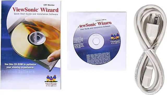 Alt view image 5 of 5 - ViewSonic G70f Beige 17" CRT Monitor 0.21mm horizontal, 0.25 diagonal Dot Pitch D-Sub