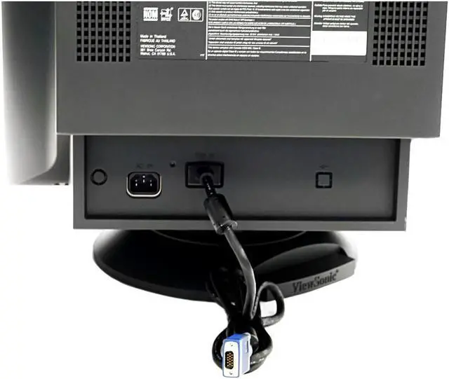Alt view image 4 of 6 - ViewSonic G220fb Black 21" CRT Monitor 0.21mm horizontal, 0.25mm diagonal Dot Pitch 15-pin mini D-sub