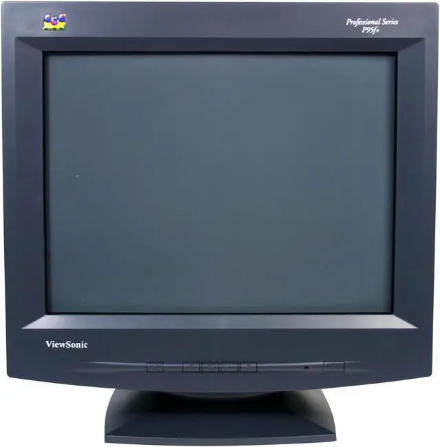 Alt view image 3 of 6 - ViewSonic P95F+B Black 19" CRT Monitor .25mm aperture grille at center, .27mm aperture grille at corners Dot Pitch D-Sub