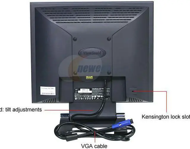 Alt view image 5 of 8 - ViewSonic 17" Active Matrix, TFT LCD SXGA LCD Monitor 8 ms D-Sub E2 Series VE710B