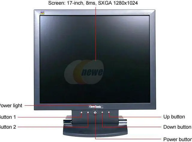 Alt view image 2 of 8 - ViewSonic 17" Active Matrix, TFT LCD SXGA LCD Monitor 8 ms D-Sub E2 Series VE710B