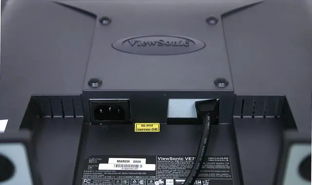 Alt view image 7 of 8 - ViewSonic 17" Active Matrix, TFT LCD SXGA LCD Monitor 8 ms D-Sub E2 Series VE710B