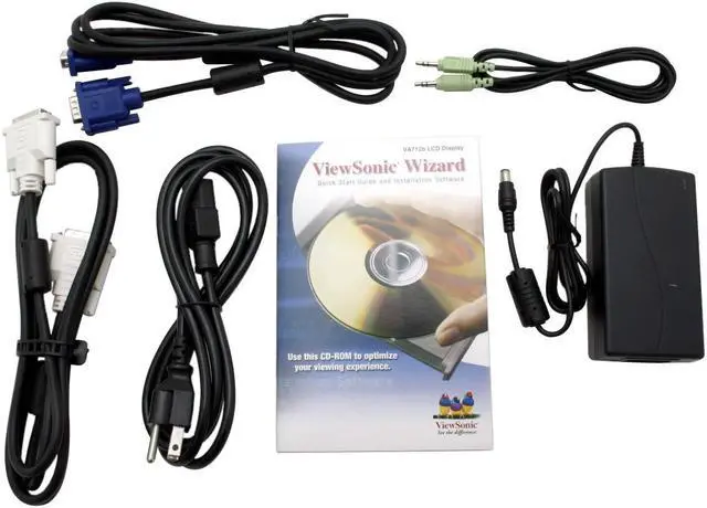 Alt view image 7 of 8 - ViewSonic 17" Active Matrix, TFT LCD SXGA LCD Monitor 8 ms D-Sub, DVI-D Value Series VA712B