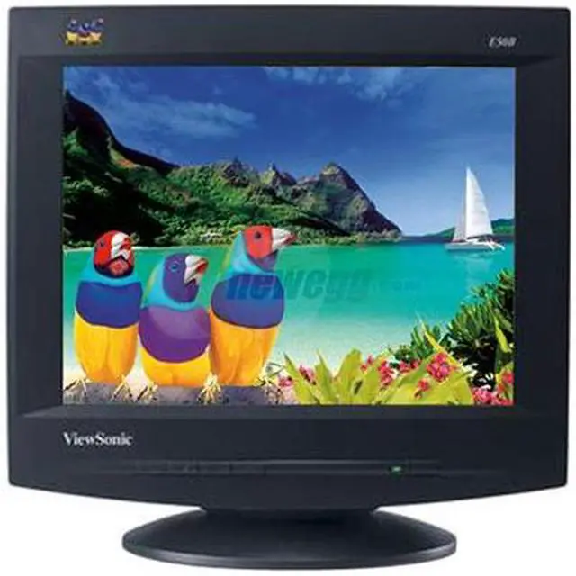 Main image of ViewSonic E50B Black 15" CRT Monitor 0.28mm Dot Pitch D-Sub