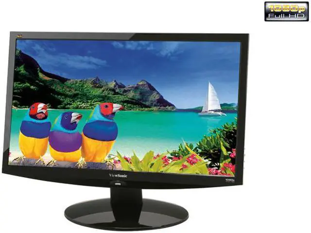 Main image of ViewSonic VX2233wm Black 21.5" 5ms Widescreen Full HD 1080P 16:9 LCD Monitor 300 cd/m2 DC 18000:1(1000:1) Built in Speakers