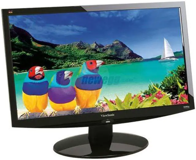 Alt view image 3 of 13 - ViewSonic VX2233wm Black 21.5" 5ms Widescreen Full HD 1080P 16:9 LCD Monitor 300 cd/m2 DC 18000:1(1000:1) Built in Speakers