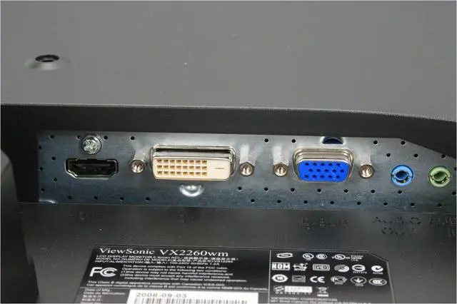 Alt view image 9 of 13 - ViewSonic 21.5" WUXGA Full HD 1080p LCD Monitor 2ms(GTG) D-Sub, DVI, HDMI X Series VX2260wm