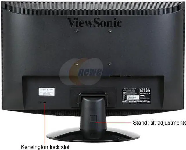 Alt view image 5 of 13 - ViewSonic X Series VX2433wm Black 23.6" 2ms(GTG); 5ms HDMI Full 1080P Widescreen LCD Monitor 300 cd/m2 DC 20000:1(1000:1) Built in Speakers