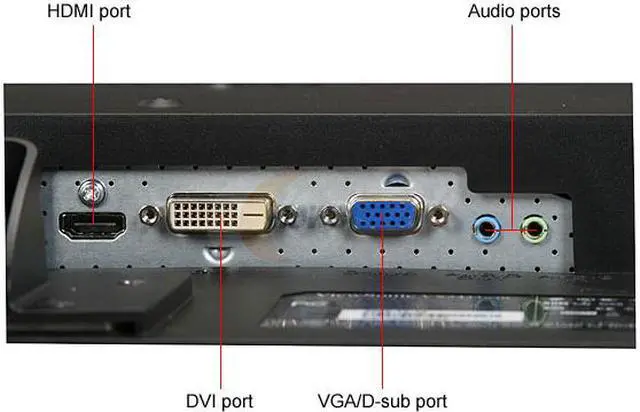 Alt view image 10 of 13 - ViewSonic X Series VX2433wm Black 23.6" 2ms(GTG); 5ms HDMI Full 1080P Widescreen LCD Monitor 300 cd/m2 DC 20000:1(1000:1) Built in Speakers