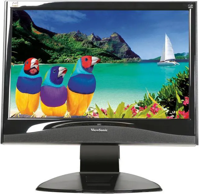 Alt view image 2 of 8 - ViewSonic X Series VX1932wm-LED Glossy Piano-Black 19" 5ms LED Backlight LCD monitor 250 cd/m2 DC 10000000:1(1000:1) Built-in Speakers