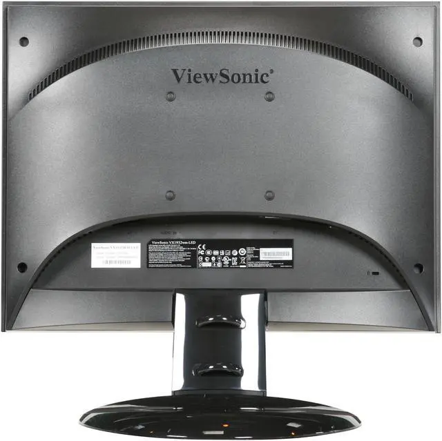 Alt view image 5 of 8 - ViewSonic X Series VX1932wm-LED Glossy Piano-Black 19" 5ms LED Backlight LCD monitor 250 cd/m2 DC 10000000:1(1000:1) Built-in Speakers