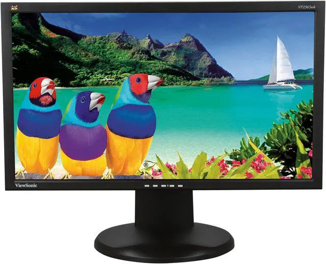 Alt view image 7 of 9 - ViewSonic VP2365wb Black 23"IPS LCD Monitor w/4-port USB hub,height&pivot adjustment 300 cd/m2 1000:1