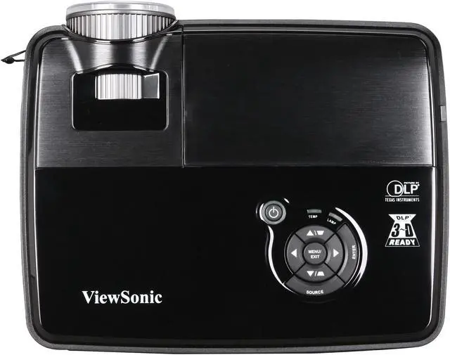 Alt view image 6 of 7 - ViewSonic PJD5112 800 x 600 2600 Lumens DLP Projector 2000:1 (typ), 2800:1 (dynamic)