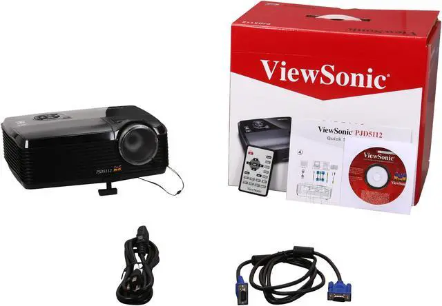 Alt view image 7 of 7 - ViewSonic PJD5112 800 x 600 2600 Lumens DLP Projector 2000:1 (typ), 2800:1 (dynamic)