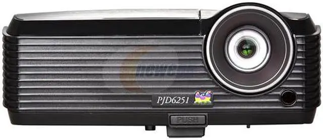 Alt view image 2 of 8 - ViewSonic PJD6251 1024 x 768 3D-Ready DLP Projector 3700 lumens 2000:1 (typ), 2800:1 (dynamic)